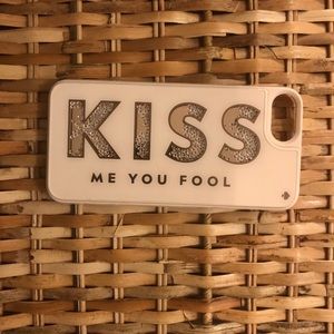 Kate Spade iPhone 7 Phone Case Kiss!